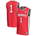 #1 Cincinnati Bearcats Lightweight Basketball Fashion Jersey - Red product image 1, provided for visual reference and