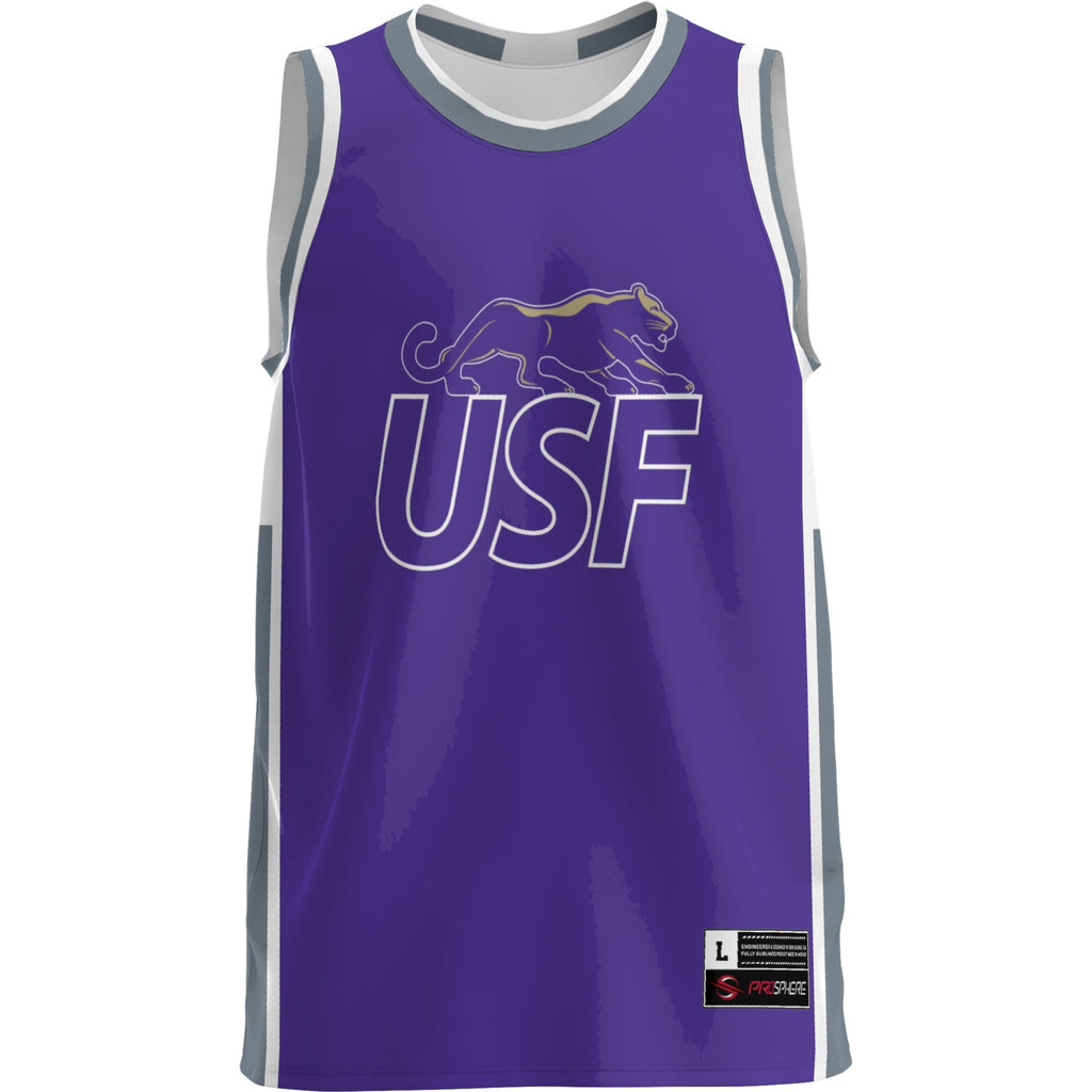 University of Sioux Falls Cougars Lightweight Basketball Jersey - Purple product image 3, provided for visual reference and