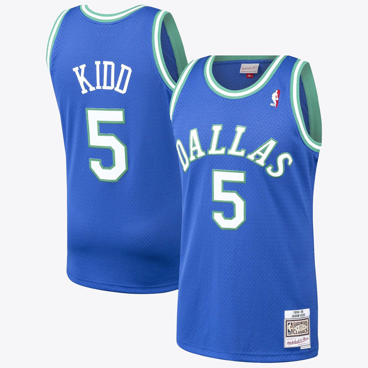 Dallas Mavericks Hardwood Classics Road Jersey - Jason Kidd product image 1, provided for visual reference and product