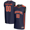 Virginia Cavaliers NIL Pick-A-Player Lightweight Basketball Fashion Jersey - Navy product image 1, provided for visual