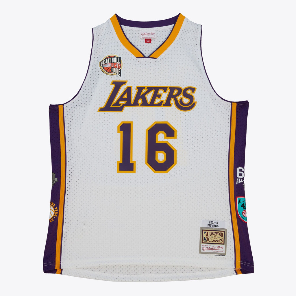 Los Angeles Lakers HOF Swingman Jersey Pau Gasol product image 2, provided for visual reference and product detail review
