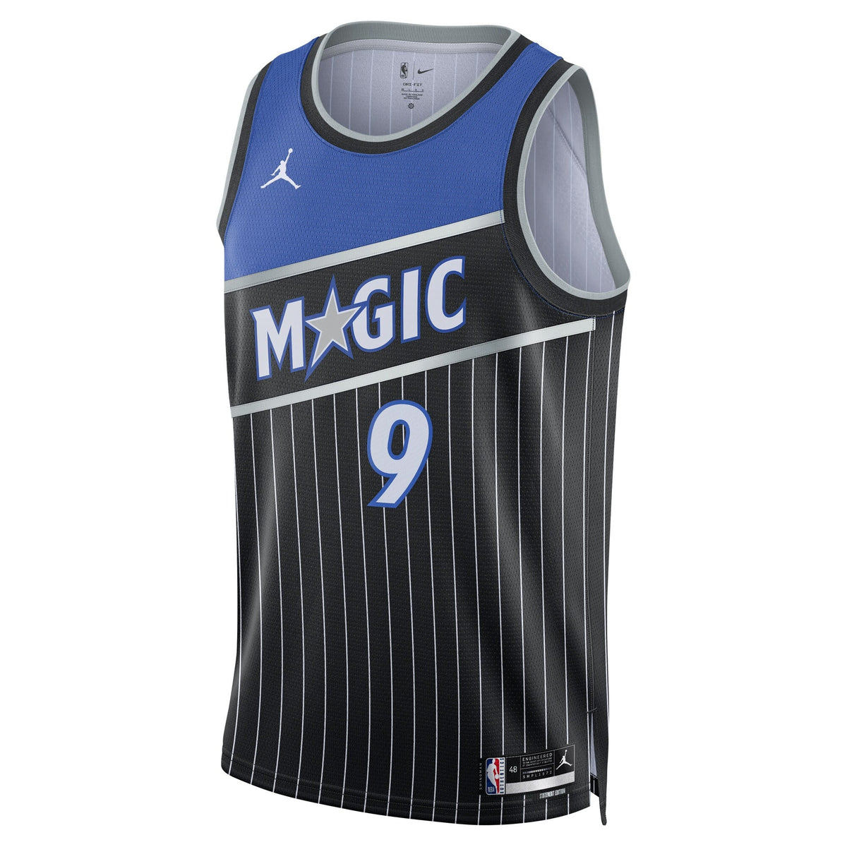 Orlando Magic Statement Edition Jersey - Black - Nikola Vučević product image 3, provided for visual reference and product