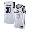 Brooklyn Nets Association Edition Swingman Jersey - White - Julius Randle product image 1, provided for visual reference and