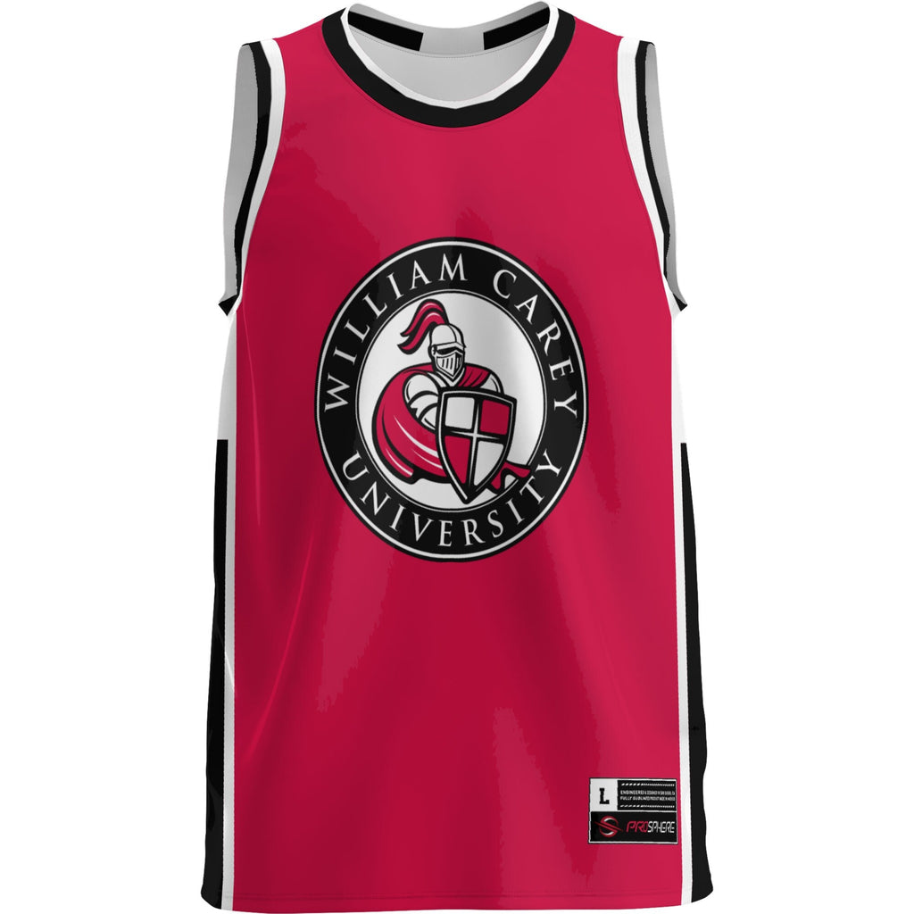 William Carey Crusaders Lightweight Basketball Jersey - Red product image 3, provided for visual reference and product