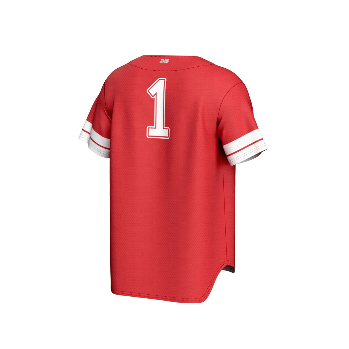 Louisiana Ragin' Cajuns Pick-A-Player Baseball Fashion Jersey - Cardinal product image 4, provided for visual reference and