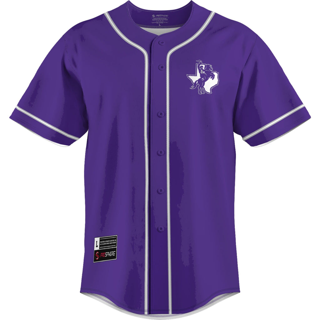 Tarleton State Texans Lightweight Baseball Jersey - Purple product image 3, provided for visual reference and product detail