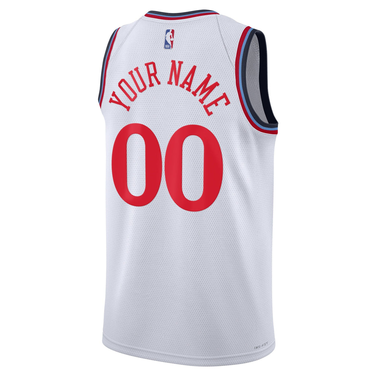 Los Angeles Clippers Replica Association Swingman Jersey - Custom product image 4, provided for visual reference and product