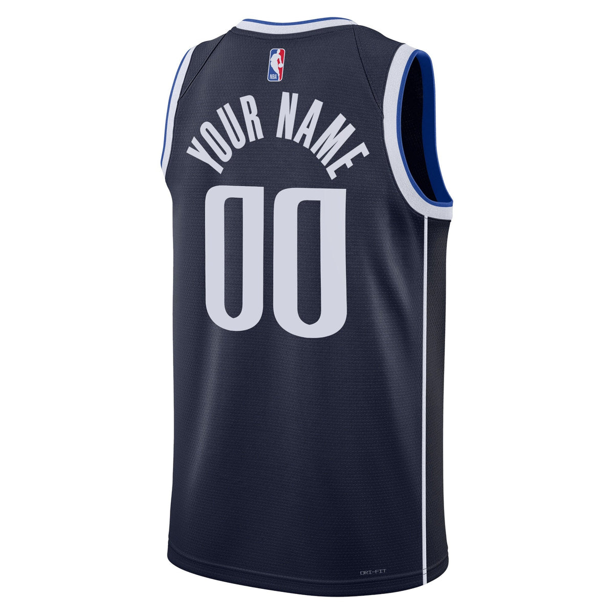 Dallas Mavericks Statement Swingman Jersey - Custom product image 3, provided for visual reference and product detail review