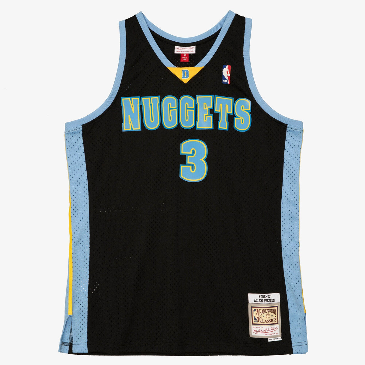 Denver Nuggets Allen Iverson 2006 Reload Swingman Authentic Jersey - Black product image 3, provided for visual reference