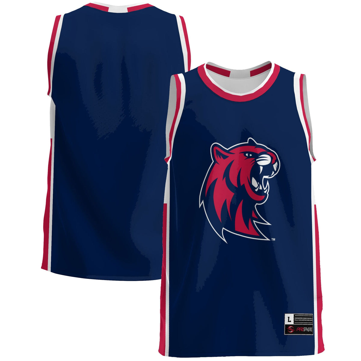 Rogers State Hillcats Lightweight Basketball Jersey - Blue product image 2, provided for visual reference and product detail