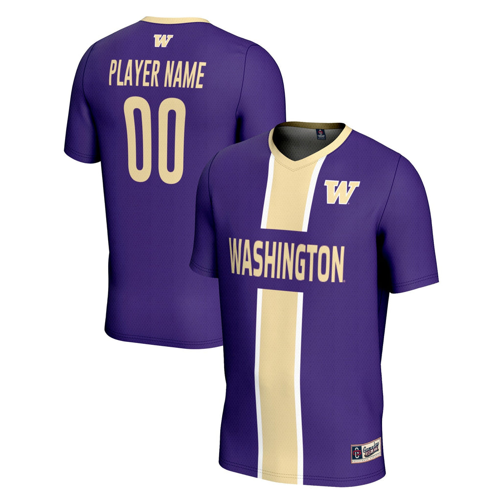 Washington Huskies Pick-A-Player NIL Lightweight Soccer Jersey - Purple product image 1, provided for visual reference and