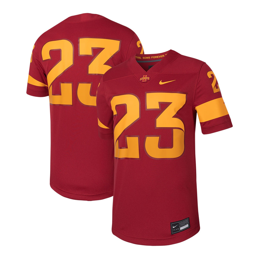 #23 Iowa State Cyclones Untouchable Football Replica Jersey - Cardinal product image 2, provided for visual reference and