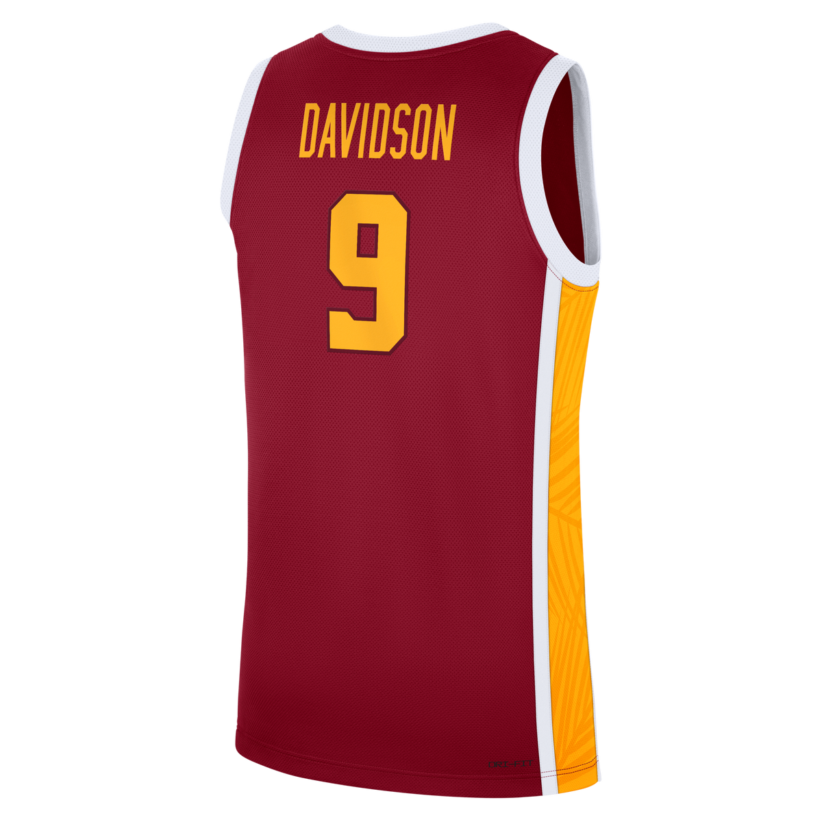 Jazzy Davidson Cardinal USC Trojans Road Replica Basketball Jersey product image 4, provided for visual reference and