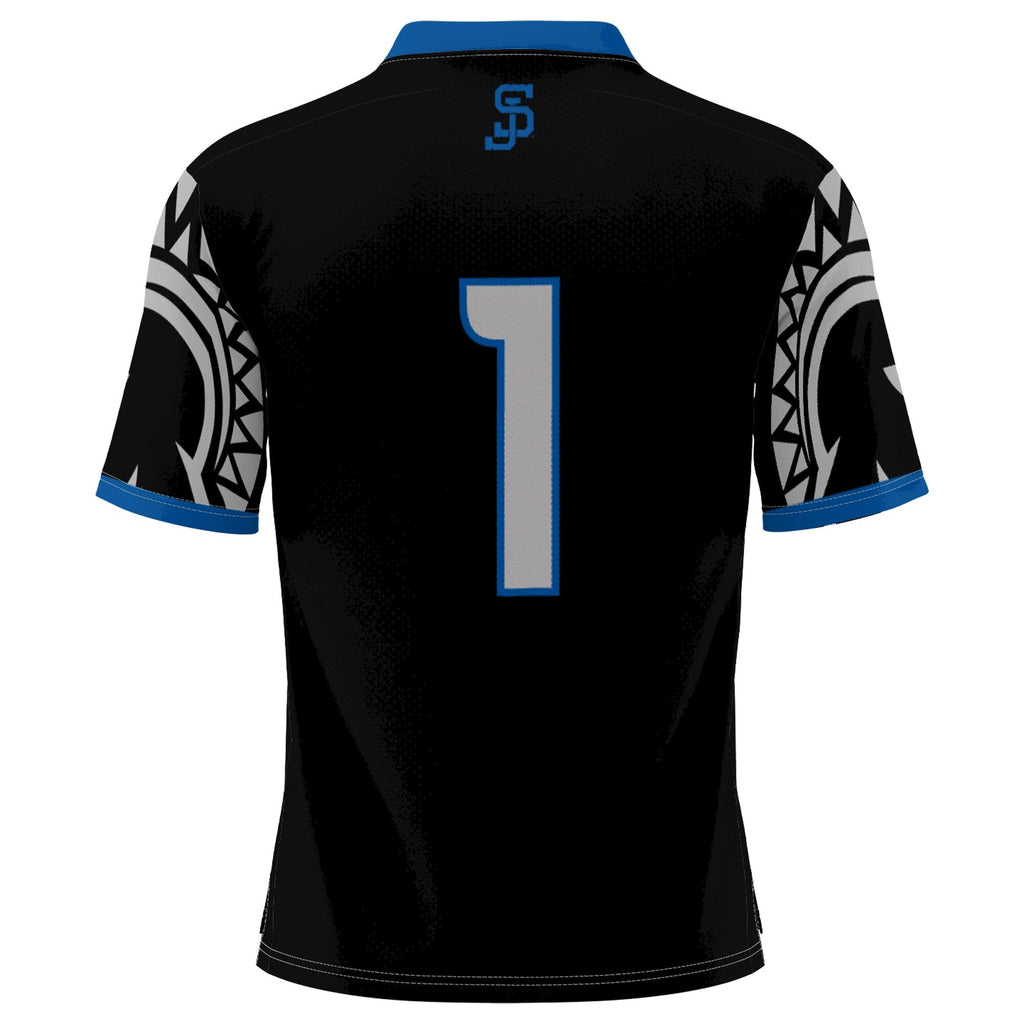 #1 San Jose State Spartans Football Jersey - Black product image 4, provided for visual reference and product detail review