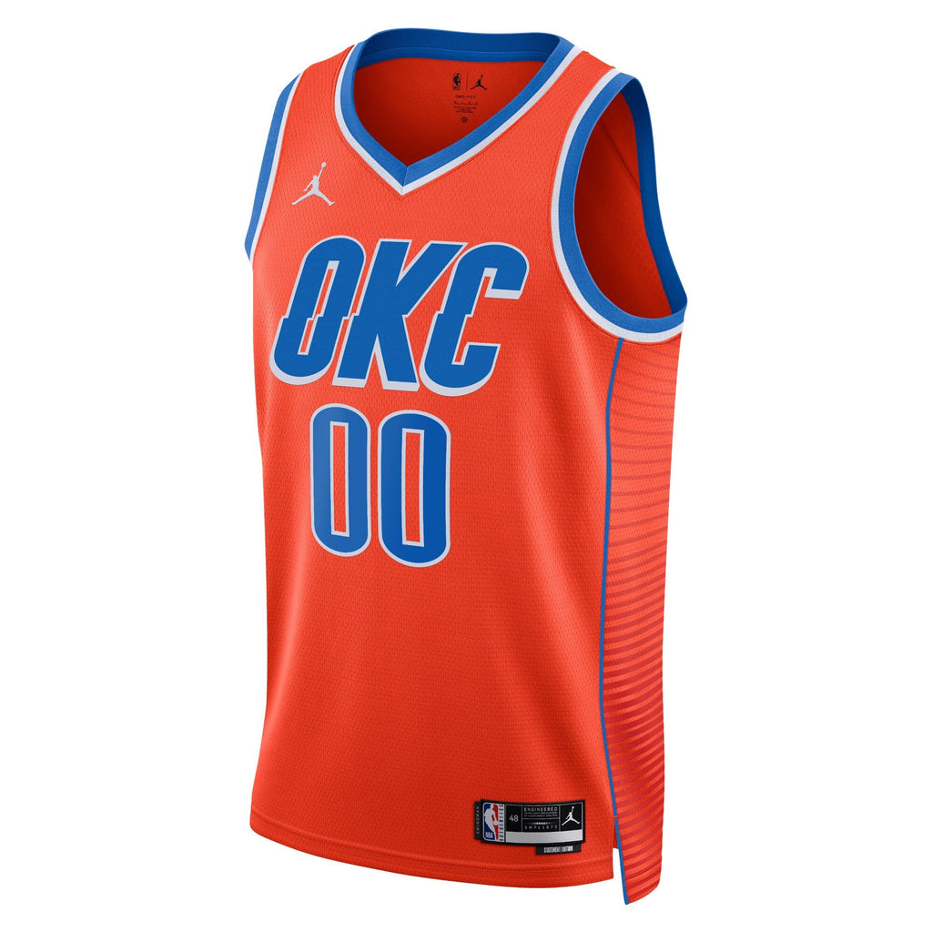 Oklahoma City Thunder Statement Swingman Jersey - Custom product image 2, provided for visual reference and product detail