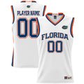 Florida Gators NIL Pick-A-Player Lightweight Basketball Jersey - White product image 1, provided for visual reference and