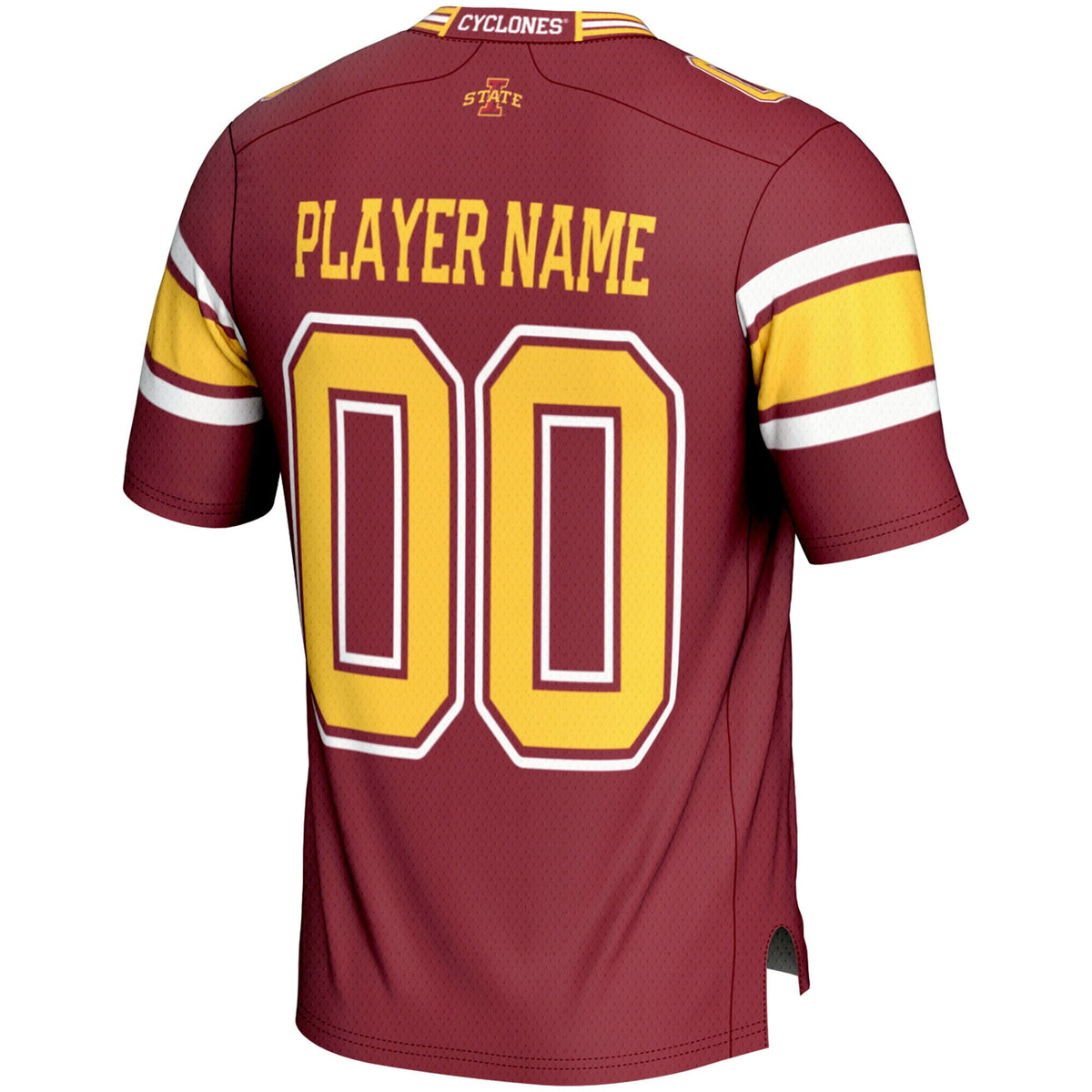 Iowa State Cyclones NIL Pick-A-Player Football Jersey - Cardinal product image 4, provided for visual reference and product