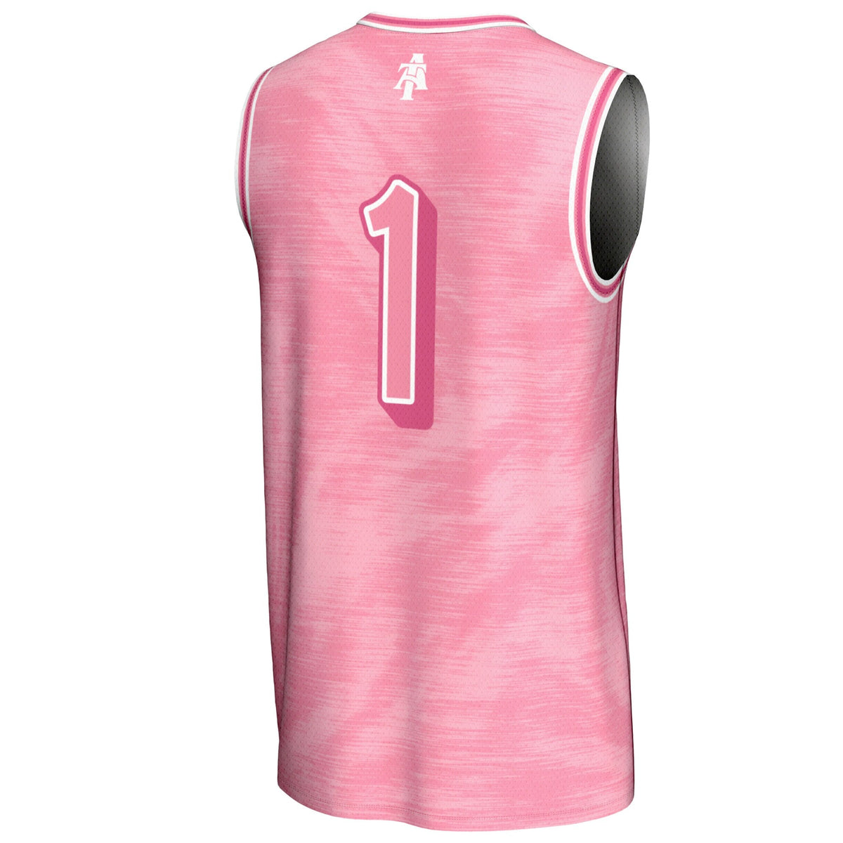 #1 North Carolina A&T Aggies Lightweight Basketball Jersey - Pink product image 4, provided for visual reference and product