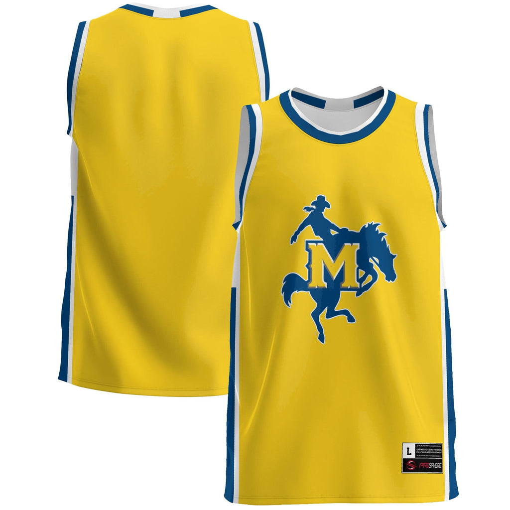 McNeese State Cowboys Lightweight Basketball Jersey - Blue product image 1, provided for visual reference and product detail