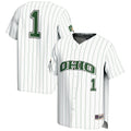 #1 Ohio Bobcats Lightweight Baseball Jersey - White product image 1, provided for visual reference and product detail review