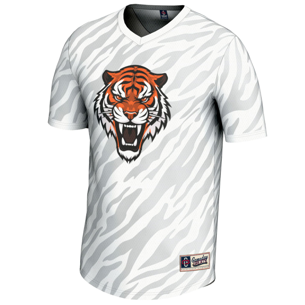 Clemson Tigers Lightweight Pickleball Jersey - White product image 3, provided for visual reference and product detail review