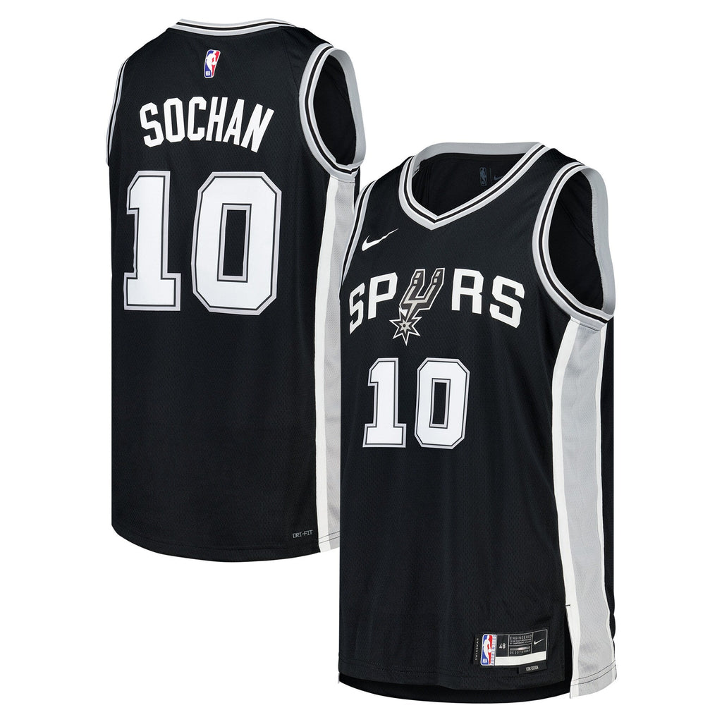 San Antonio Spurs Icon Jersey - Jeremy Sochan product image 2, provided for visual reference and product detail review