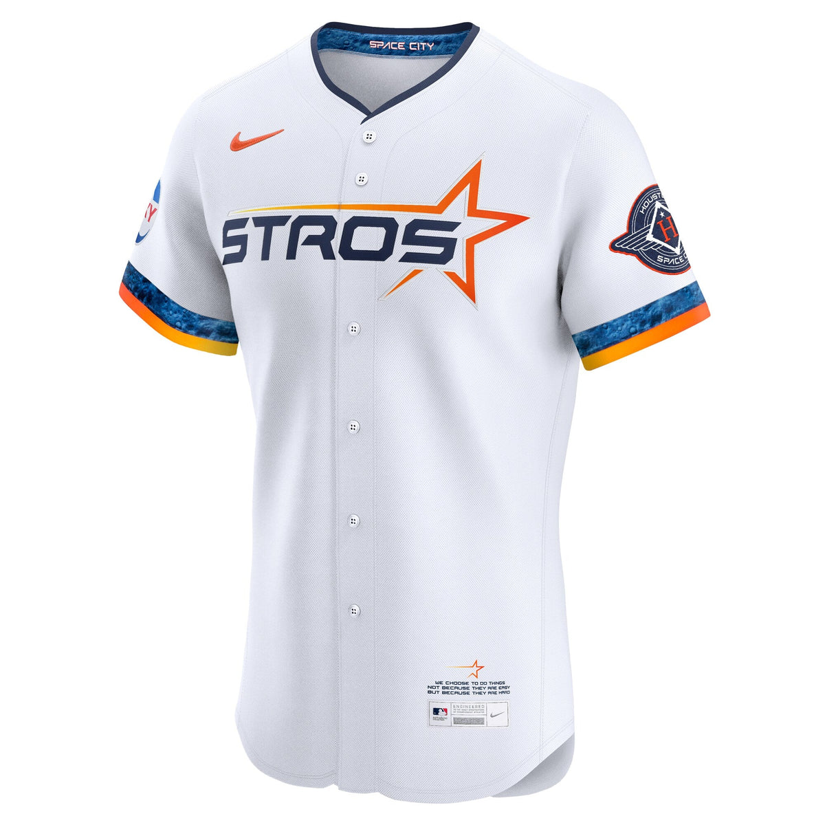 Houston Astros White 2025 City Connect Elite Jersey product image 3, provided for visual reference and product detail review