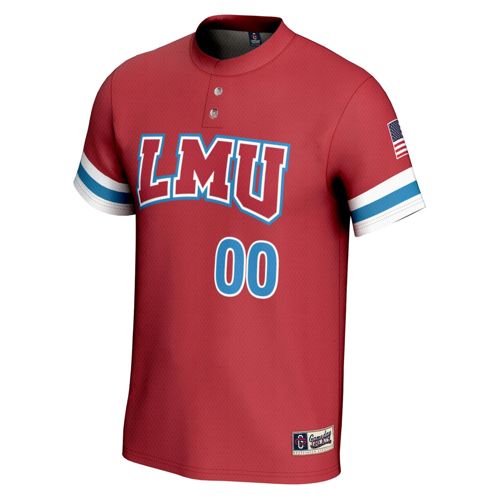Loyola Marymount Lions NIL Pick-A-Player Softball Lightweight Jersey - Crimson product image 3, provided for visual