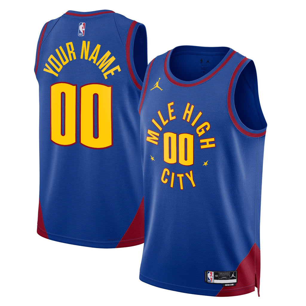 Denver Nuggets Statement Swingman Jersey - Custom product image 1, provided for visual reference and product detail review