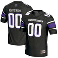 Northwestern Wildcats NIL Pick-A-Player Football Jersey - Black product image 1, provided for visual reference and product