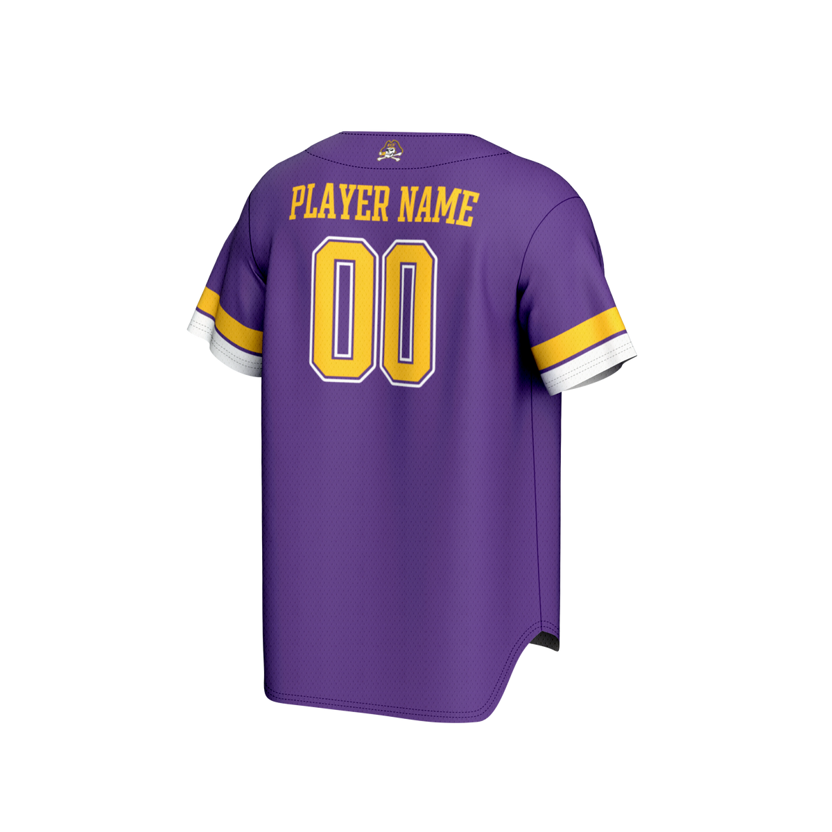 ECU Pirates NIL Pick-A-Player Lightweight Baseball Jersey - Purple product image 4, provided for visual reference and
