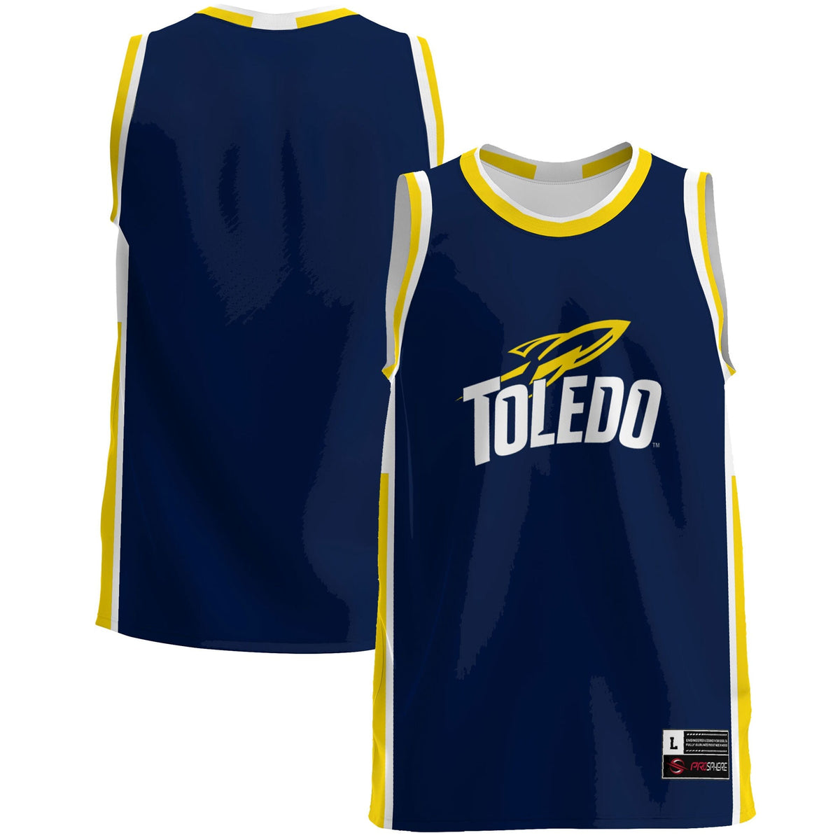Toledo Rockets Lightweight Basketball Jersey - Blue product image 1, provided for visual reference and product detail review