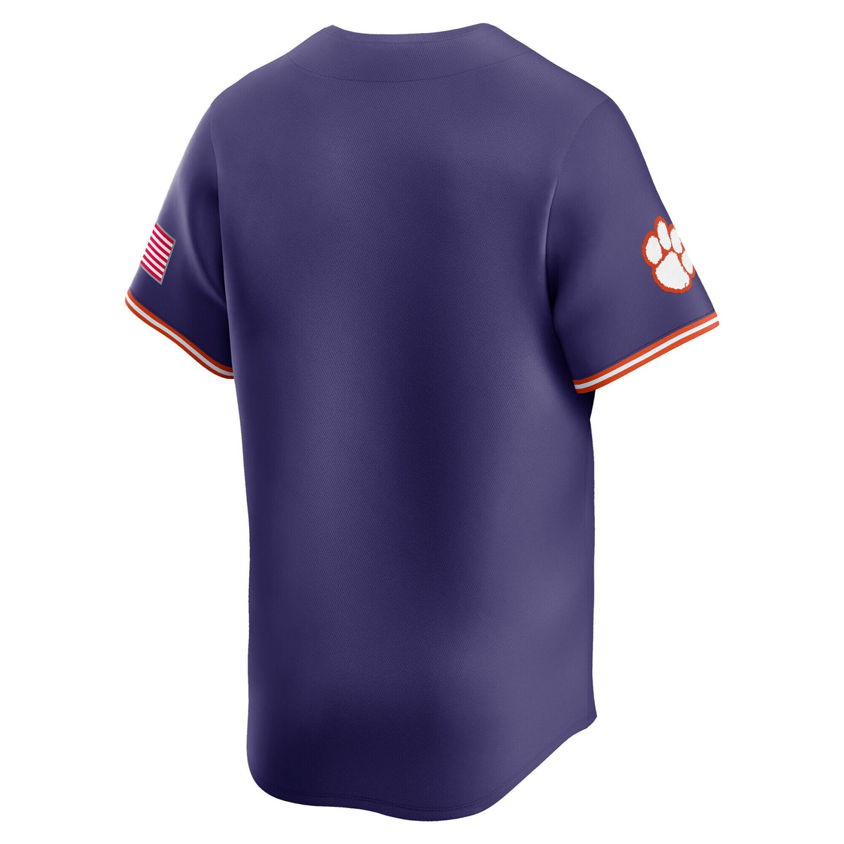 Purple Clemson Tigers Baseball Limited Jersey product image 4, provided for visual reference and product detail review