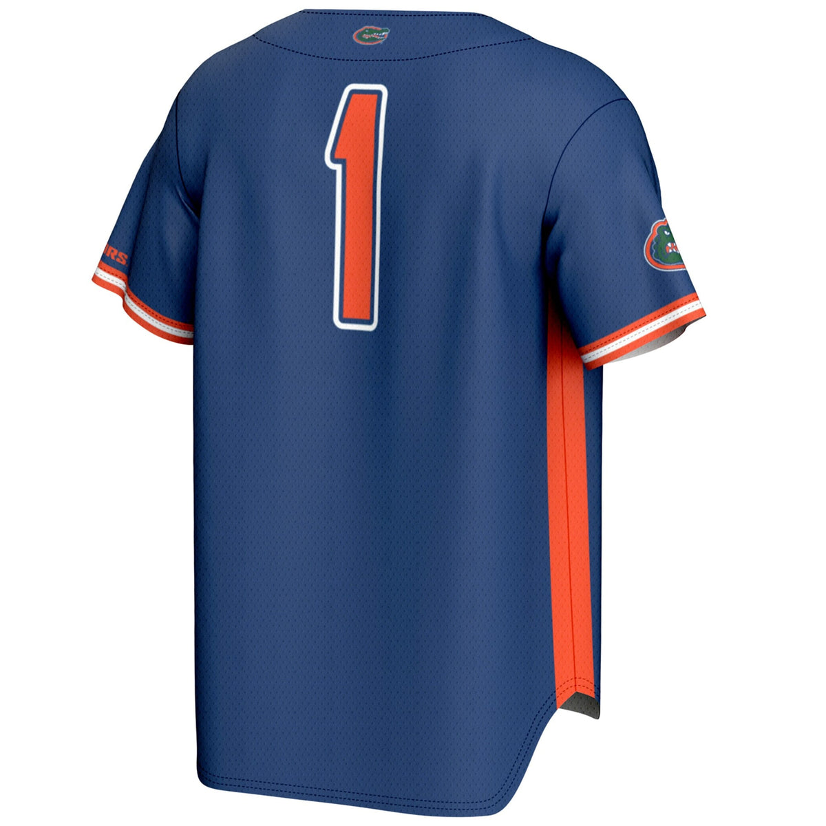 #1 Florida Gators Lightweight Baseball Jersey - Royal product image 4, provided for visual reference and product detail