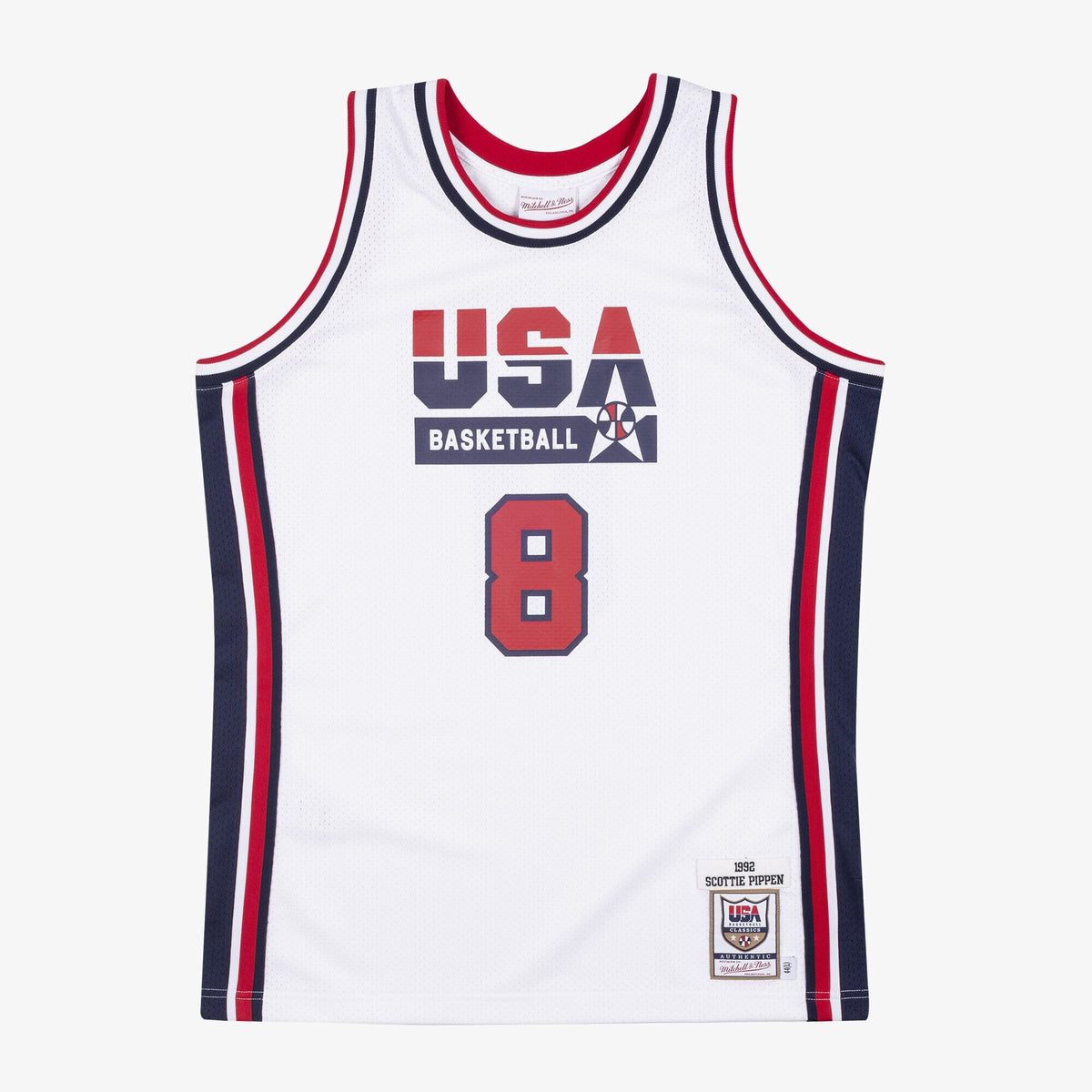 USA Basketball Authentic Jersey Scottie Pippen 1992 product image 1, provided for visual reference and product detail review