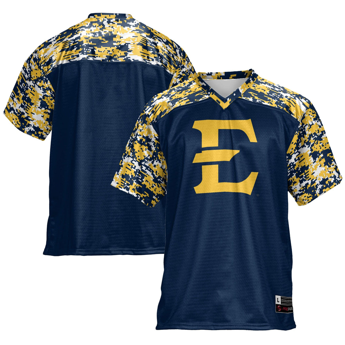 ETSU Buccaneers Football Jersey - Navy product image 2, provided for visual reference and product detail review