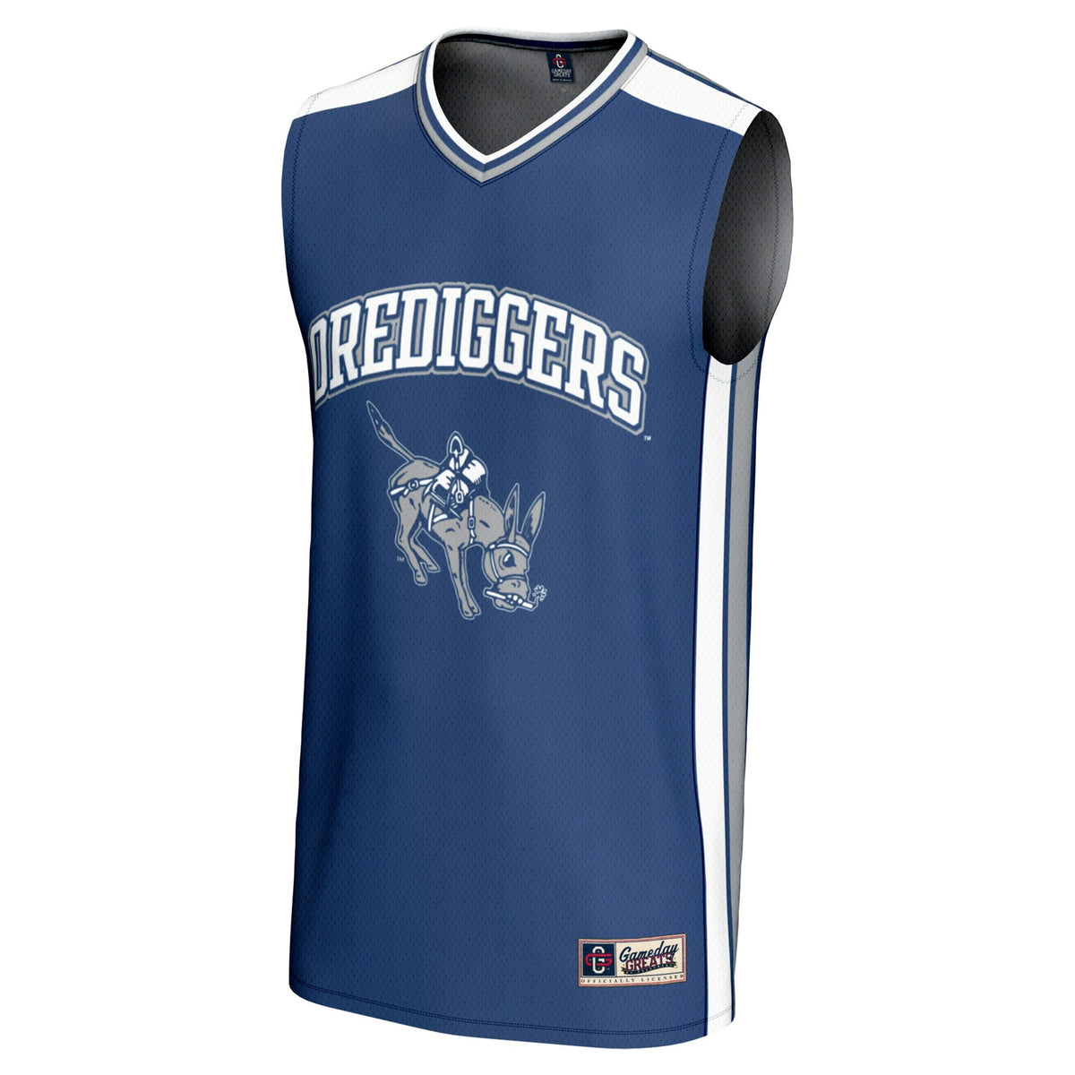 Colorado School of Mines Orediggers Spirit Basketball Jersey - Blue product image 3, provided for visual reference and