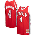 Larry Johnson UNLV Rebels 1989/90 Player Swingman Jersey - Red product image 1, provided for visual reference and product