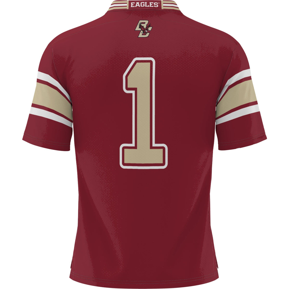 #1 Boston College Eagles Football Jersey - Maroon product image 4, provided for visual reference and product detail review