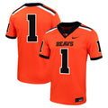 #1 Orange Oregon State Beavers Untouchable Football Jersey product image 1, provided for visual reference and product detail