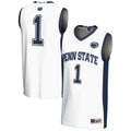 #1 Penn State Nittany Lions Lightweight Basketball Jersey - White product image 1, provided for visual reference and product