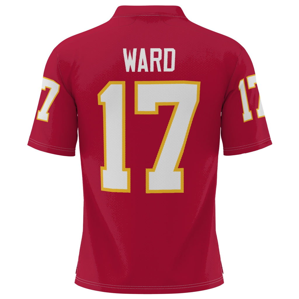 Charlie Ward Garnet Florida State Seminoles Heisman Football Jersey product image 4, provided for visual reference and