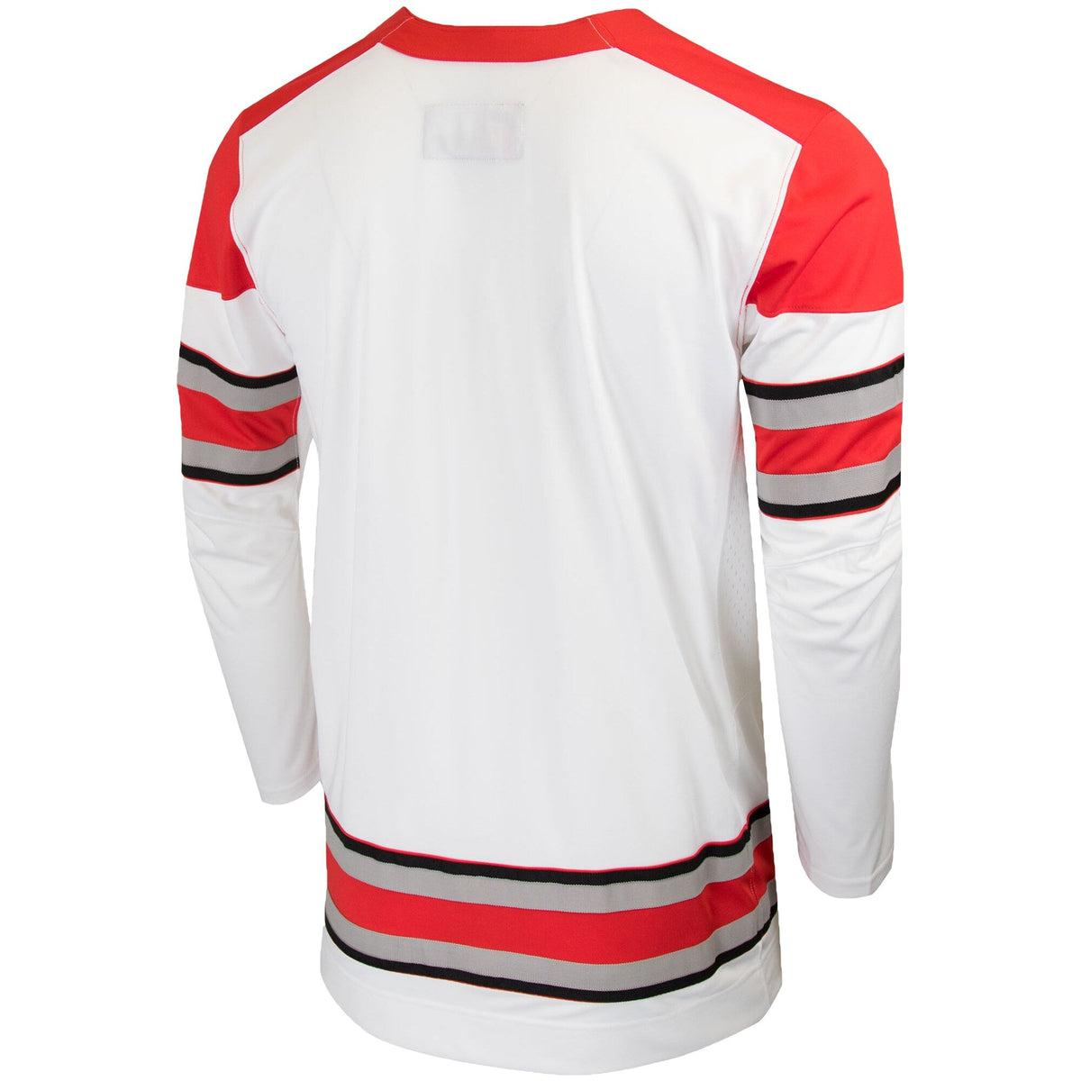 White Ohio State Buckeyes Replica College Hockey Jersey product image 4, provided for visual reference and product detail