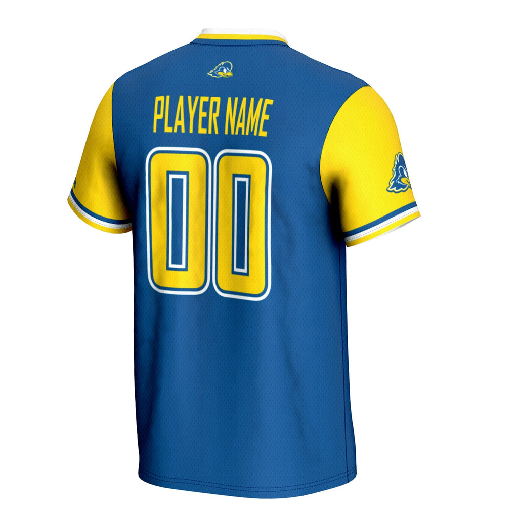 Delaware Fightin' Blue Hens NIL Pick-A-Player Lightweight Softball Jersey - Royal product image 4, provided for visual