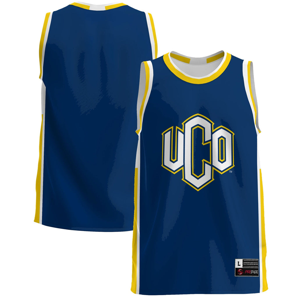 Central Oklahoma Bronchos Lightweight Basketball Jersey - Blue product image 2, provided for visual reference and product