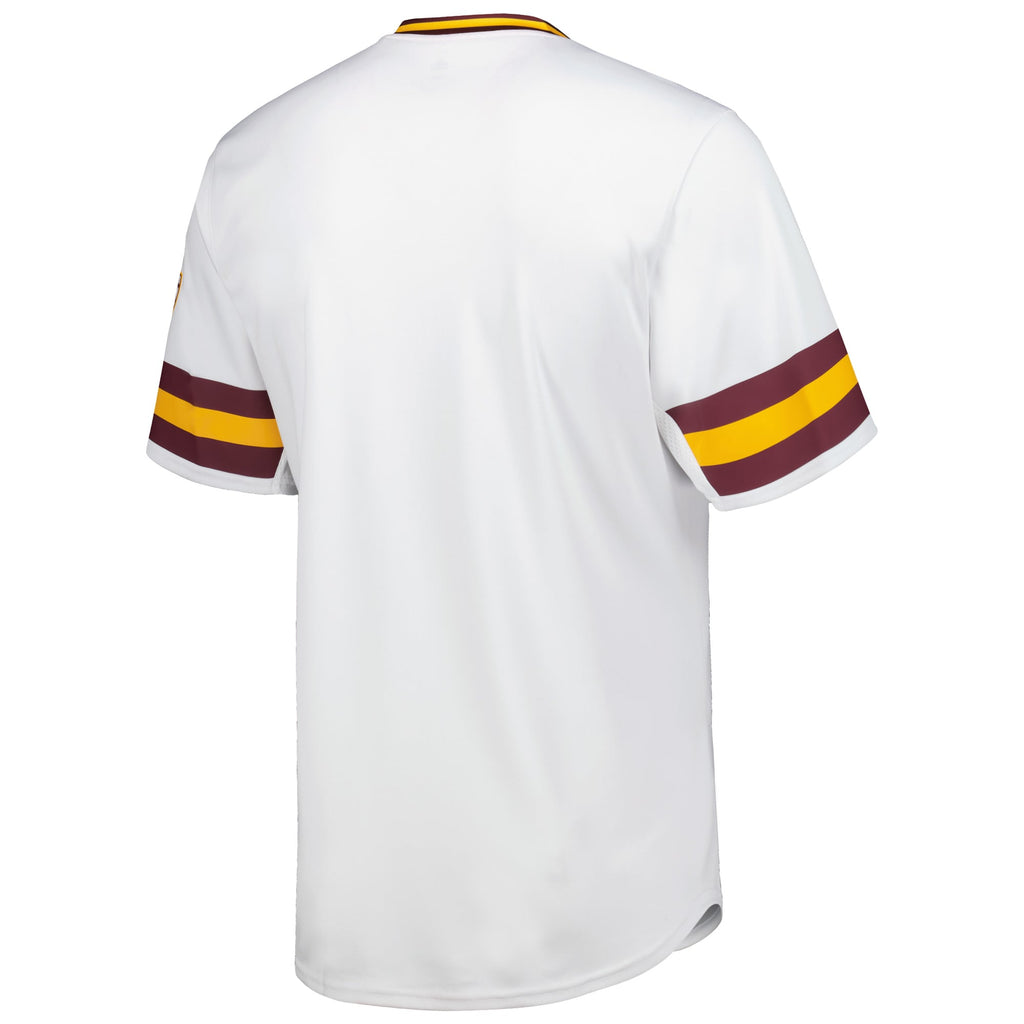 Arizona State Sun Devils Replica Baseball Jersey - White product image 4, provided for visual reference and product detail