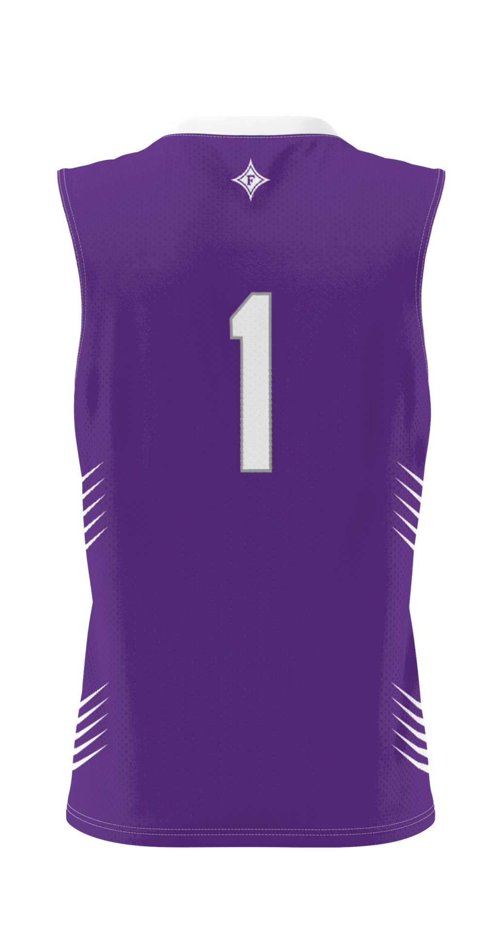 #1 Furman Paladins Lightweight Basketball Jersey - Purple product image 4, provided for visual reference and product detail