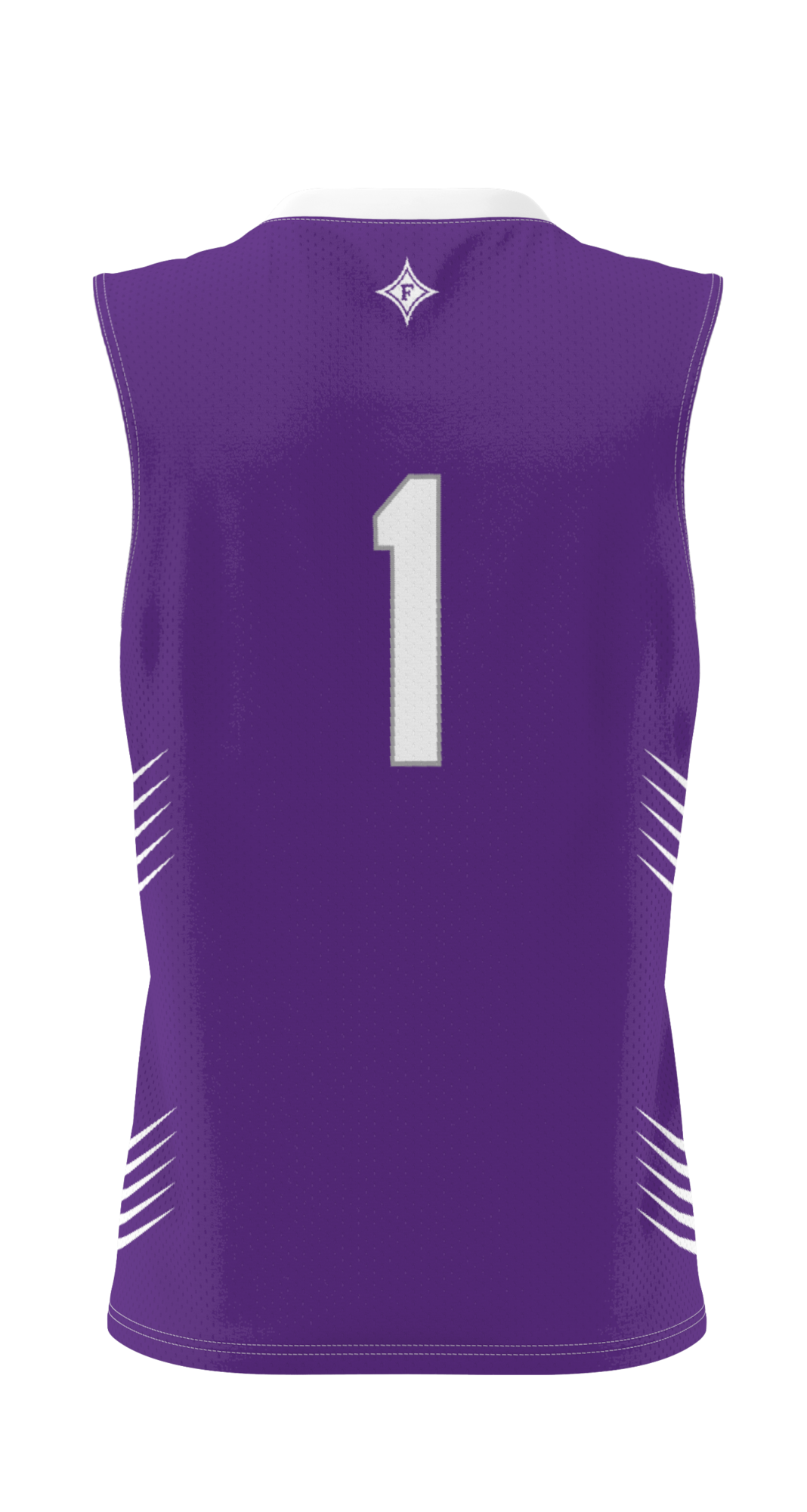 #1 Furman Paladins Lightweight Basketball Jersey - Purple product image 4, provided for visual reference and product detail