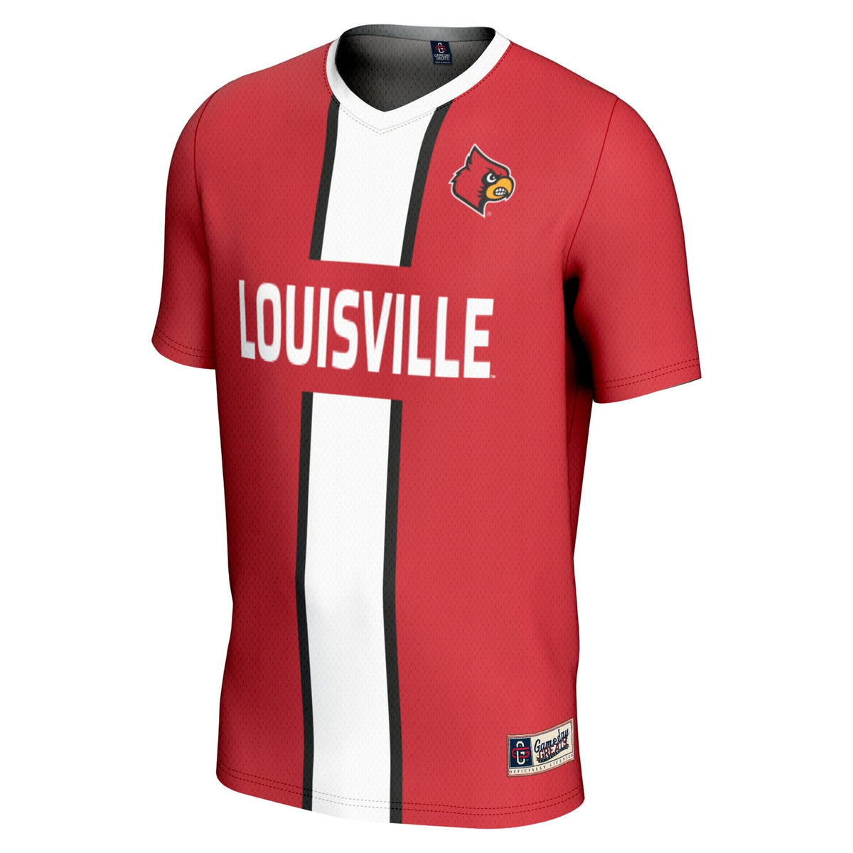 Louisville Cardinals Pick-A-Player NIL Lightweight Soccer Jersey - Red product image 3, provided for visual reference and