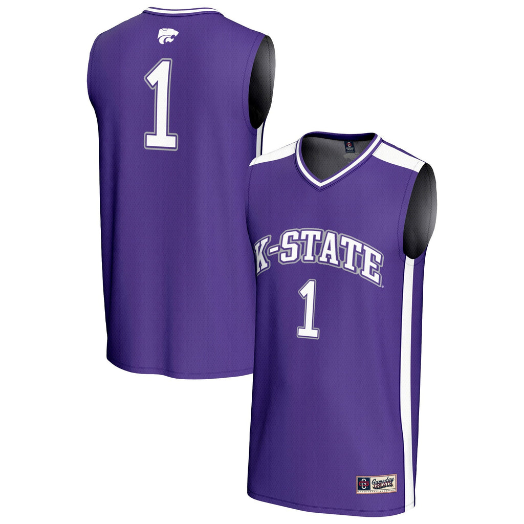 #1 Kansas State Wildcats Lightweight Collegiate Basketball Fashion Jersey - Purple product image 2, provided for visual